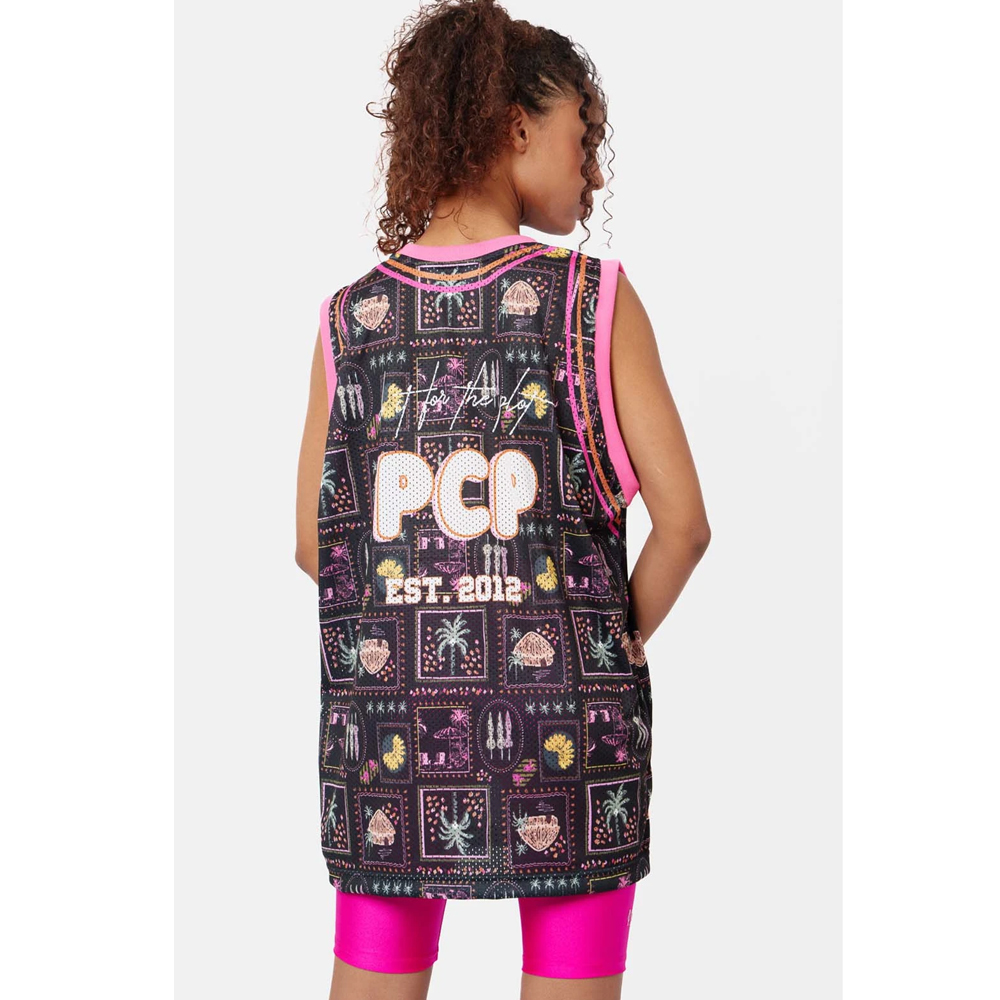 PCP NBA Jersey Sleeveless Γυναικεία Αμάνικη Αθλητική Μπλούζα - 2